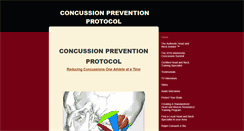 Desktop Screenshot of concussionpreventionprotocol.com