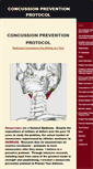 Mobile Screenshot of concussionpreventionprotocol.com